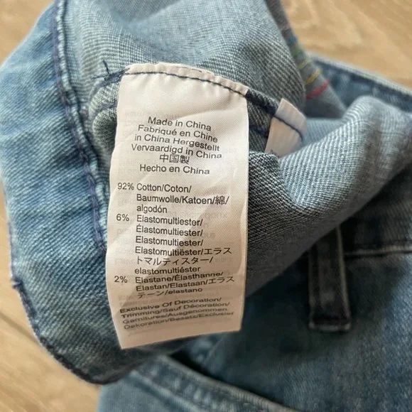 MADEWELL | Emmett Wide Leg Crop Jeans Rainbow Stitched Edition - Picture 6 of 13